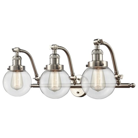 Innovations Lighting 3 Light Beacon 25.5 Inch Bathroom Fixture, 689773 515-3W-SN-G202-6